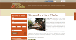 Desktop Screenshot of hotelxibalba.com
